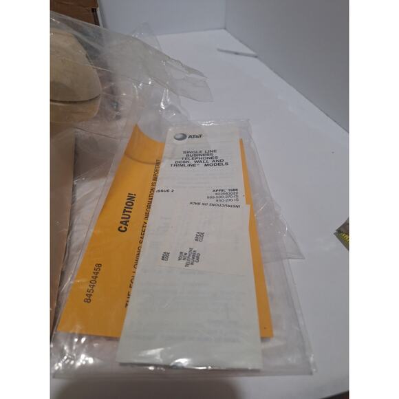 AT&T 2500MM-5D Ivory Touch-Tone Desk Phone – Mint NOS Reconditioned - Picture 3 of 6